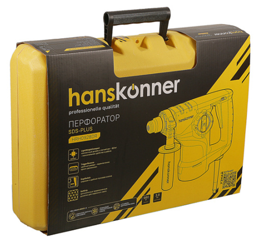 Изображение для Перфоратор SDS Plus Hanskonner HRH0928DR (0.98 кВт)