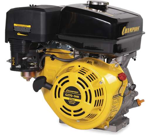 Изображение для Двигатель с горизонтальным валом CHAMPION G270-1HK (9 лс, 25.4 мм)