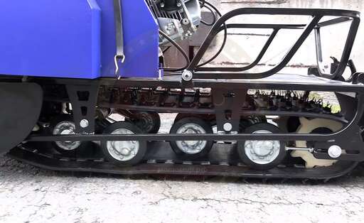 Изображение для Мотобуксировщик компактный Лидер-Дельта-3 с лыжным модулем (Lifan 8 лс, фара, реверс)