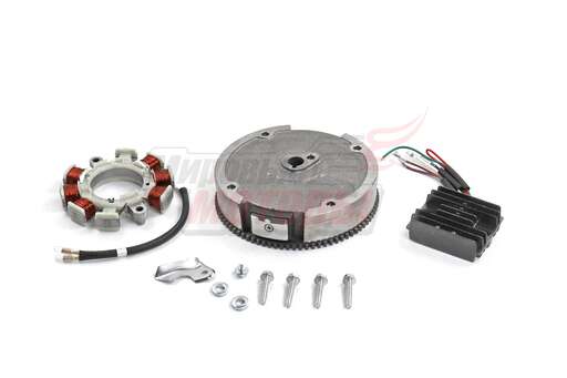 Изображение для Комплект электрооборудования для двигателей с электростартером 168FD,168FD-2,170FD, 170FT-D, KP230E катушки освещения 7А (маховик, выпрямитель, катушка)