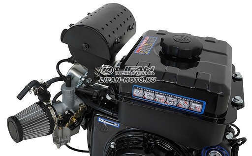 Изображение для Двигатель Lifan GS212E 7А (13 лс, Ø 20 мм, электростартер, катушка освещения 7А)