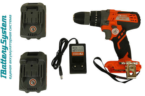 Изображение для Аккумуляторный шуруповерт СОЮЗ ДШС-20КУ 1BatterySystem