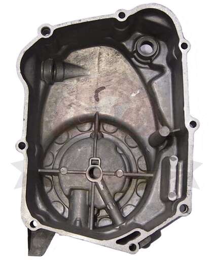 Изображение для Крышка картера правая Альфа "Zodiak" авт. сцепления ТИП 2 (круг с боку) (маслощуп с верху)