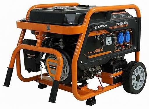 Изображение для Генератор Lifan 6500EA Lite (5.5 кВт, электростартер)