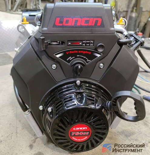 Изображение для Двигатель Loncin LC2V80FD 20А (30 лс, ручной стартер, электростартер, катушка освещения 20А, 25.4 мм, A type)