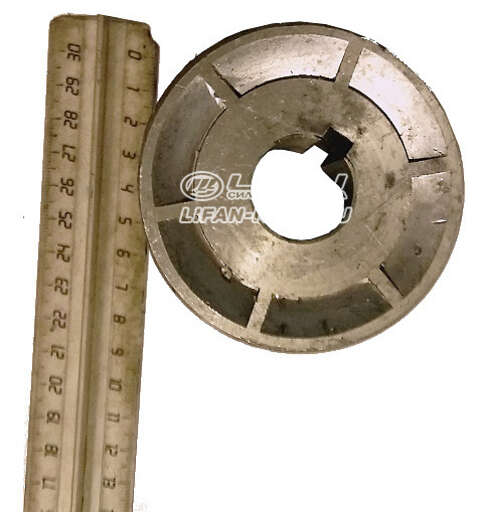 Изображение для Шкив 3-ручейный (25 мм вал, тип 3)