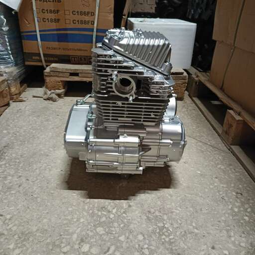 Изображение для Двигатель 4т. 250 см3 172FMМ-6  ZONGSHEN CB250-R (воздушное охлаждение) 5МКПП, кик+эл.старт