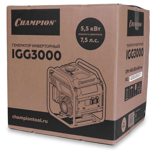Изображение для Генератор CHAMPION IGG3000 (2.9 кВт)