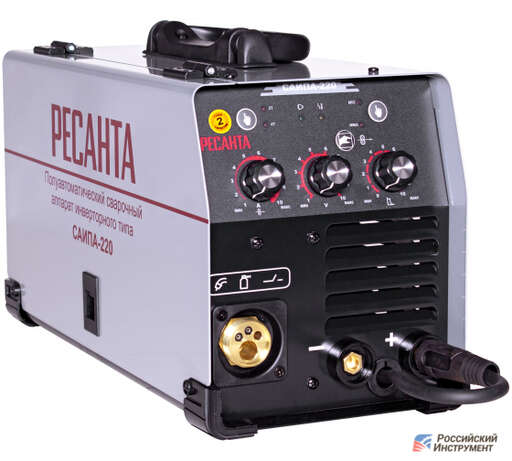 Изображение для Сварочный полуавтомат Ресанта САИПА-220 (MMA/MIG-MAG)