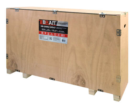 Изображение для Компрессор воздушный безмасляный Brait KB-1800/100X3 (1.8 кВт)