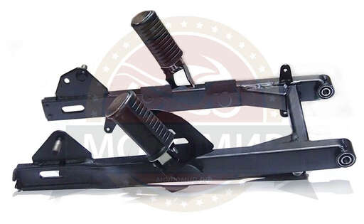 Изображение для Вилка маятника задняя Racer RC50 Зодиак, Дельта в сборе с подножками (НАБОР)