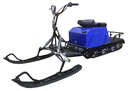 Миниатюра — Мотобуксировщик ИЖТЕХМАШ ЛИДЕР-3-3Т-25АП (3 т), (25 лс, РЫЧАЖНЫЙ ЛЫЖНЫЙ МОДУЛЬ, РЕВЕРС, ширина гусеницы 500 мм, 3 тележки)