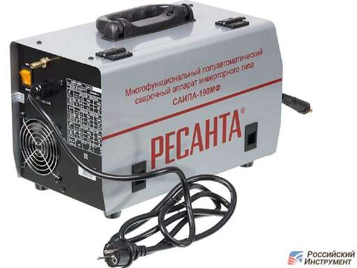 Изображение для Сварочный полуавтомат Ресанта САИПА-190 МФ (MMA/MIG-MAG/TIG LIFT)