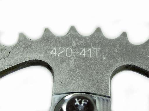 Изображение для Звезда 41 зуб. (420) цепи, задняя Альфа, Дельта, Zodiak в сборе с основанием