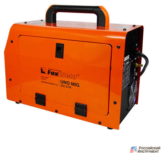 Изображение для Сварочный полуавтомат Foxweld UNO MIG 200 SYN (синергетическое управление, MMA/MIG-MAG/TIG LIFT)