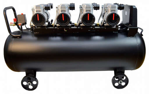 Изображение для Компрессор воздушный Brait KB-5100/200X4 PRO (200л; 5,1Kw; 8bar, 900л/ м; без масляный 380В)