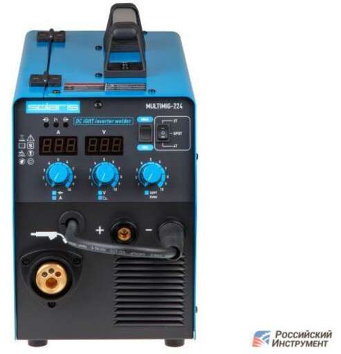 Изображение для Сварочный полуавтомат Solaris MULTIMIG-224 (MMA/MIG-MAG)