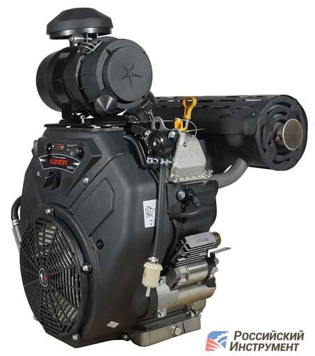 Изображение для Двигатель Loncin LC2V90FD 20А (35 лс, 36.5 мм, электростартер, катушка освещения 20А, цилиндрический фильтр)