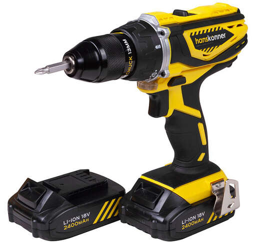 Изображение для Аккумуляторный шуруповерт Hanskonner HCD1838R
