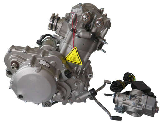 Изображение для Двигатель 4т 449 см3 194MQ, NC450, ZONGSHEN, 4х клапанный, электростартер, жидкостное охлаждение