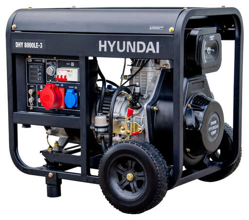 Изображение для Дизельный генератор Hyundai DHY 8000LE-3