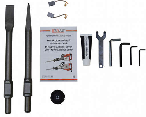 Изображение для Молоток отбойный электрический Brait DH125DPRO (1.9 кВт)