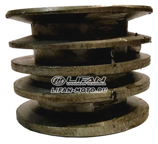 Изображение для Шкив 3-ручейный (25 мм вал, тип 3)