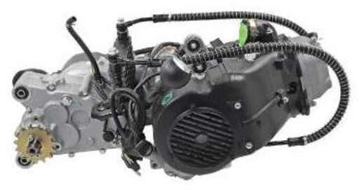 Изображение для Двигатель 163QMK (GY6) 200см3 (эл.стартер,масляный радиатор,патрубки,ручное п/п)