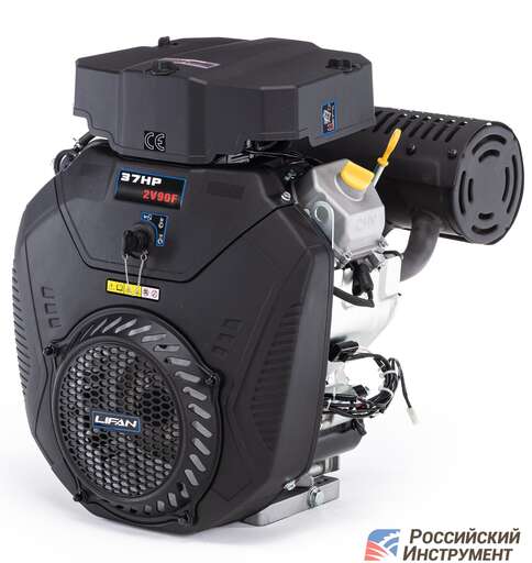 Изображение для Двигатель Lifan LF2V90F ECC 20А (37 лс, 25 мм, электростартер, катушка 20А, электронная заслонка)