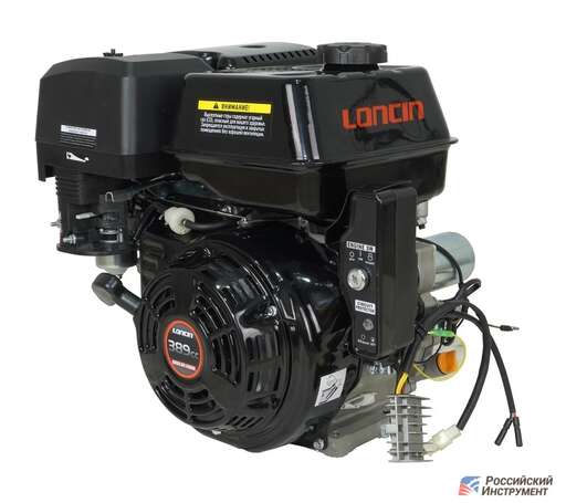 Изображение для Двигатель Loncin G390FD 5А (13 лс, ∅ 25 мм, электростартер, катушка освещения 5А)