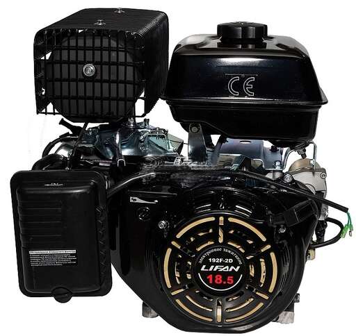 Изображение для Двигатель Lifan 192F-2D-R 18A (18.5 лс, автоматическое сцепление, электростартер, катушка освещения 18А)