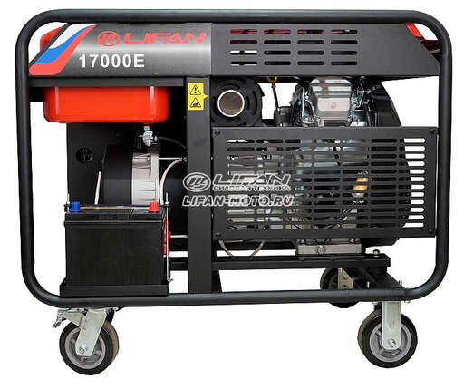 Изображение для Генератор Lifan 17000E (17 кВт, электростартер)