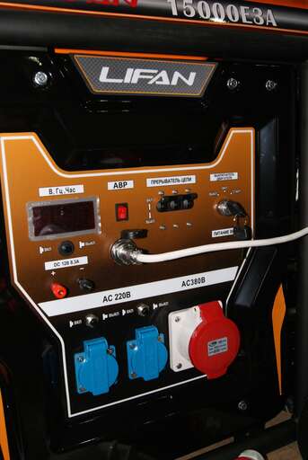 Изображение для Генератор бензиновый Lifan 10500E-3UA+АВР (8.5 кВт, электростартер, автозапуск)
