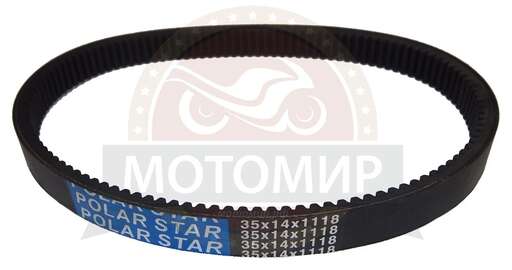 Изображение для Ремень вариатора  POLAR STAR 35х14х1118 Буран,Тайга, многослойный корд, высокое качество резины
