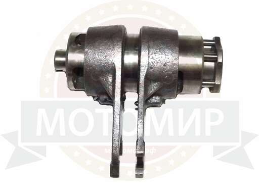 Изображение для Вал червячный п/п (копирный) Альфа "Zodiak" в сборе с вилками №2 (1 вверх 3 вниз)