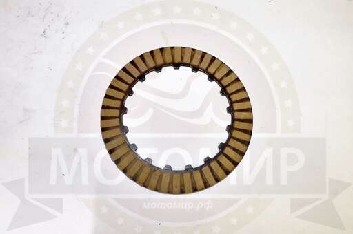 Изображение для Диск сцепления 1Р54 FMI Шторм, Динго 125 (1 шт.) ферридо №2 круглый шлицы внутрь (полуавтомат)