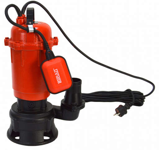 Изображение для Насос дренажный погружной Brait NDF-1100B (1.1 кВт, чугунный с ножом, фекальный)