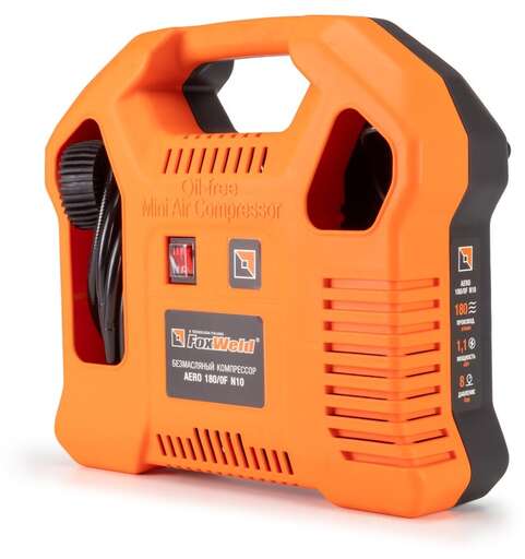 Изображение для Компрессор безмасляный Foxweld AERO 180/0F N10 (1.1кВт)
