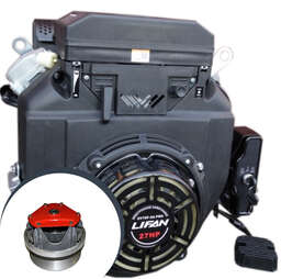 Изображение для Двигатель Lifan 2V78F-2A PRO 20А (27 лс, электростартер, катушка 20А) + вариатор Сафари