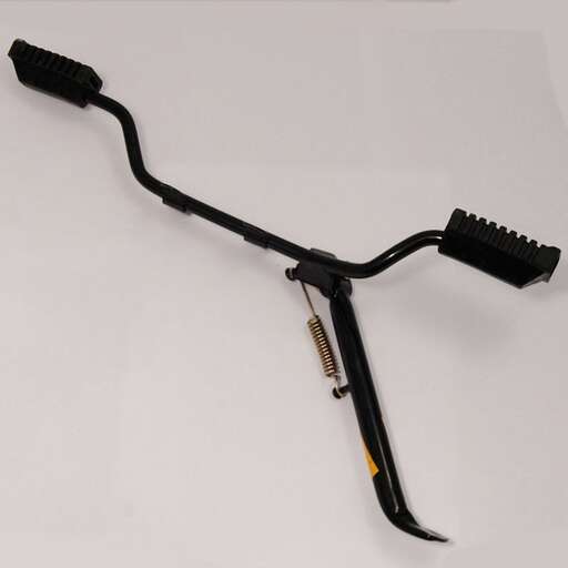 Изображение для Подножка водителя центральная Альфа, Дельта, Zodiak без изгиба (с подставкой боковой)