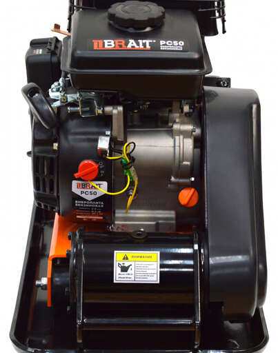 Изображение для Виброплита бензиновая Brait PC50 ( 8.2кН)