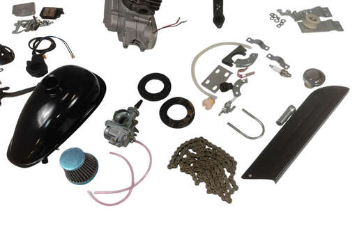 Изображение для Двигатель веломотор BW 85 ( 3.2 лс, КОМПЛЕКТ для установки)