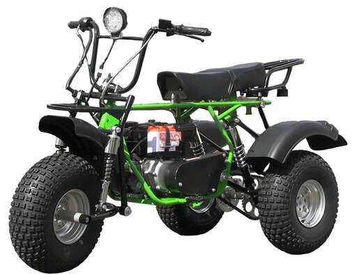 Изображение для Трицикл ТРИТОН 2, САФАРИ 3LЕ-9 лс KP230PRO (длинное седло, сзади 2 амортизатора Урал)