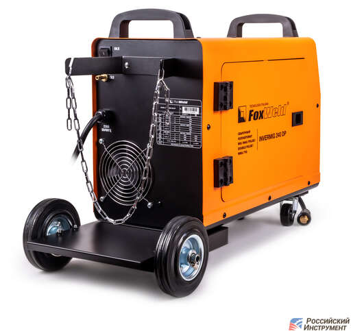 Изображение для Сварочный полуавтомат Foxweld INVERMIG 240 DP (импульсный, синергетик, алюминий, MMA/MIG-MAG/MIG PULSE/MIG DOUBLE PULSE/TIG LIFT/TIG PULSE/SPOT)