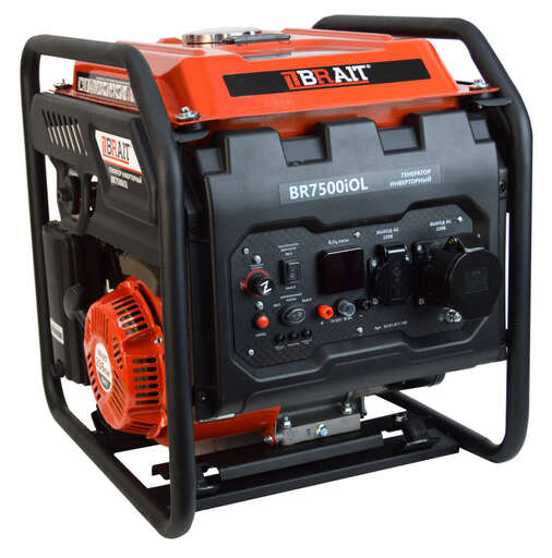 Изображение для Генератор бензиновый инверторный Brait BR7500iOL ( 5.5 кВт)