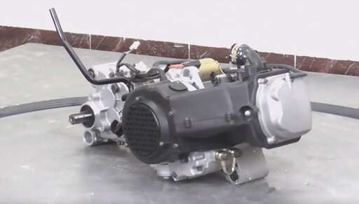 Изображение для Двигатель 4т. 150 см3 157QMJ (GY6-150) Dingo150 моноблок с редуктором в сборе и масл. охлажд.