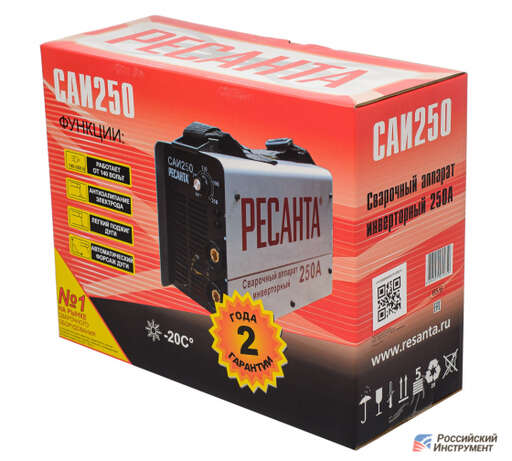 Изображение для Сварочный инверторный аппарат Ресанта САИ 250