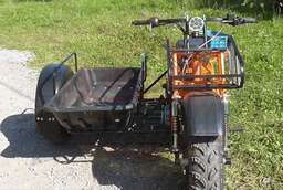 Изображение для Прицеп боковой для мотоциклов СКАУТ-3 (без корыта С ПОДВЕСКОЙ (Невозможна регистрация в ГИБДД)