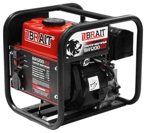 Изображение для Генератор бензиновый инверторный Brait BR1200iO2