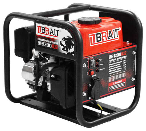 Изображение для Генератор бензиновый инверторный Brait BR1200iO2